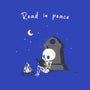 Skeleton Reading-Mens-Long Sleeved-Tee-Mattania