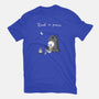 Skeleton Reading-Womens-Fitted-Tee-Mattania