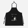 Skeleton Reading-Unisex-Kitchen-Apron-Mattania