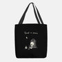Skeleton Reading-None-Basic Tote-Bag-Mattania