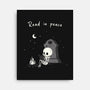 Skeleton Reading-None-Stretched-Canvas-Mattania