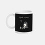 Skeleton Reading-None-Mug-Drinkware-Mattania