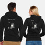 Skeleton Reading-Unisex-Zip-Up-Sweatshirt-Mattania