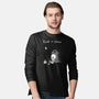 Skeleton Reading-Mens-Long Sleeved-Tee-Mattania
