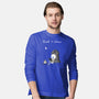 Skeleton Reading-Mens-Long Sleeved-Tee-Mattania