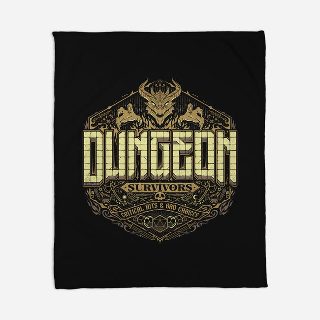 Dungeon Survivors-None-Fleece-Blanket-StudioM6