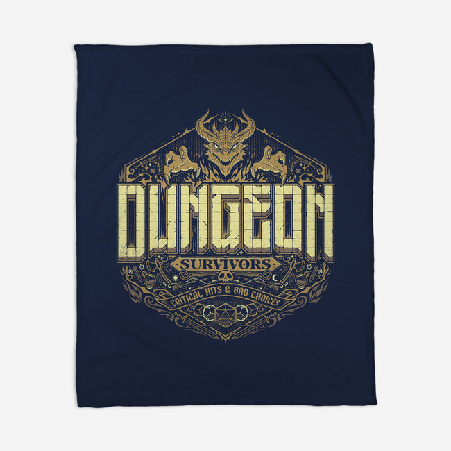 Dungeon Survivors-None-Fleece-Blanket-StudioM6