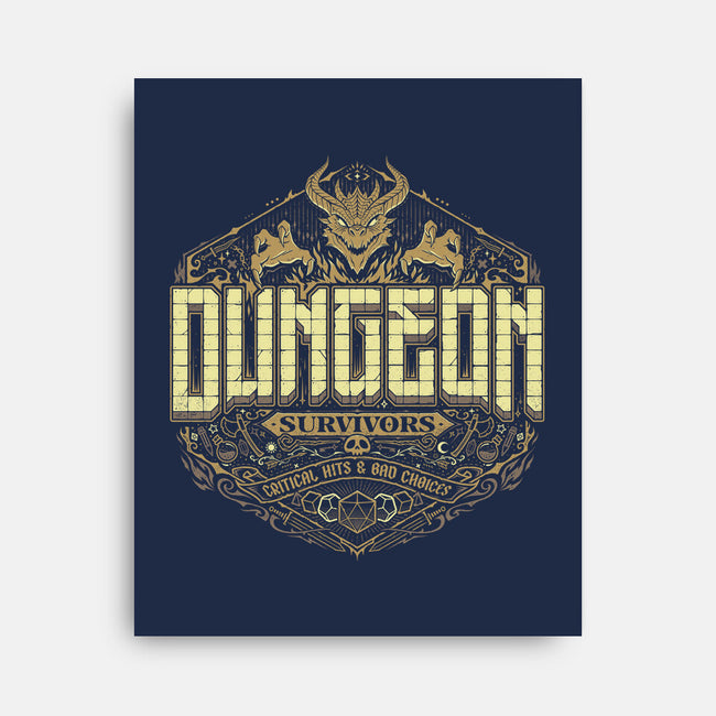 Dungeon Survivors-None-Stretched-Canvas-StudioM6