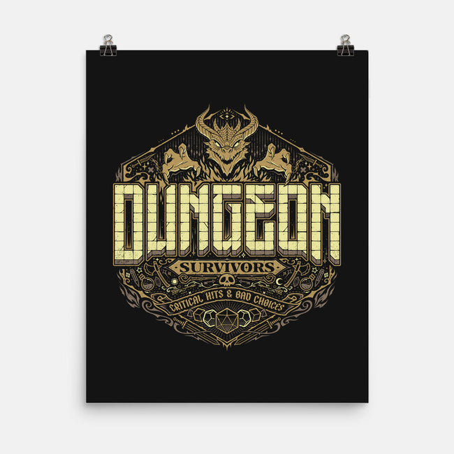 Dungeon Survivors-None-Matte-Poster-StudioM6