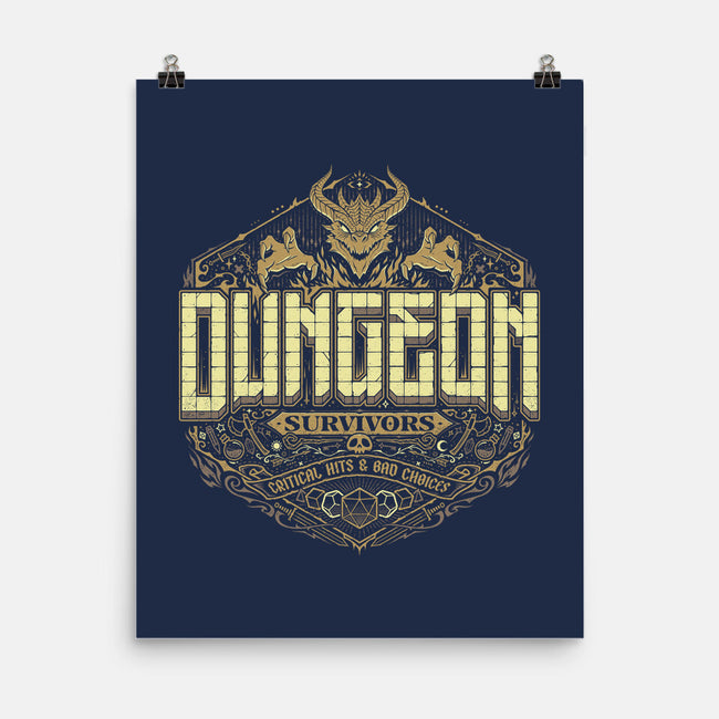 Dungeon Survivors-None-Matte-Poster-StudioM6