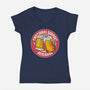 Emotional Support Beverage-Womens-V-Neck-Tee-turborat14