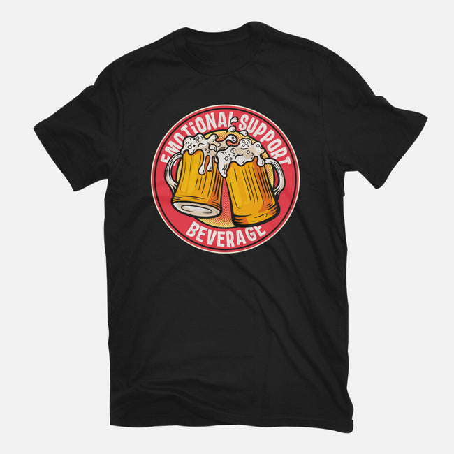 Emotional Support Beverage-Womens-Basic-Tee-turborat14