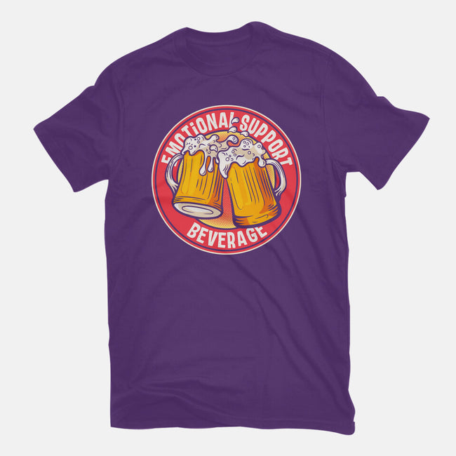 Emotional Support Beverage-Womens-Basic-Tee-turborat14