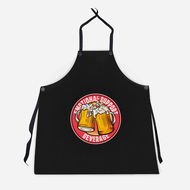 Emotional Support Beverage-Unisex-Kitchen-Apron-turborat14