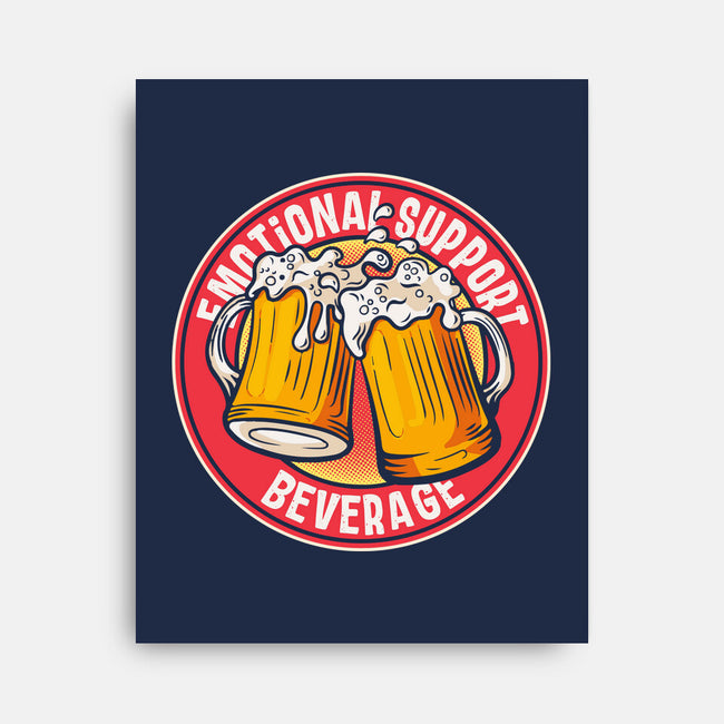 Emotional Support Beverage-None-Stretched-Canvas-turborat14