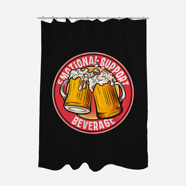 Emotional Support Beverage-None-Polyester-Shower Curtain-turborat14