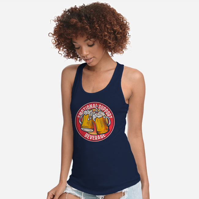 Emotional Support Beverage-Womens-Racerback-Tank-turborat14