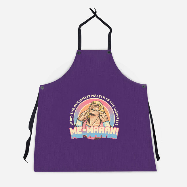 Awesomest Master Of The Universe-Unisex-Kitchen-Apron-glitchygorilla