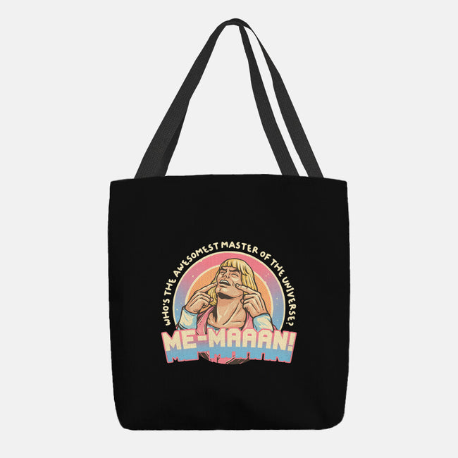 Awesomest Master Of The Universe-None-Basic Tote-Bag-glitchygorilla