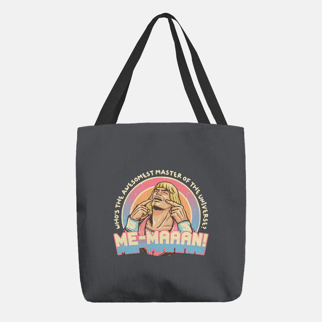 Awesomest Master Of The Universe-None-Basic Tote-Bag-glitchygorilla