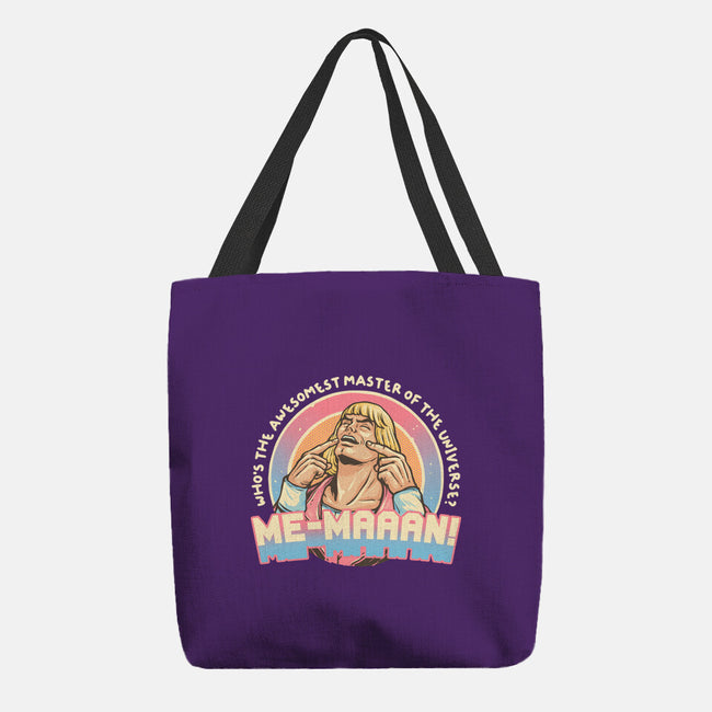 Awesomest Master Of The Universe-None-Basic Tote-Bag-glitchygorilla