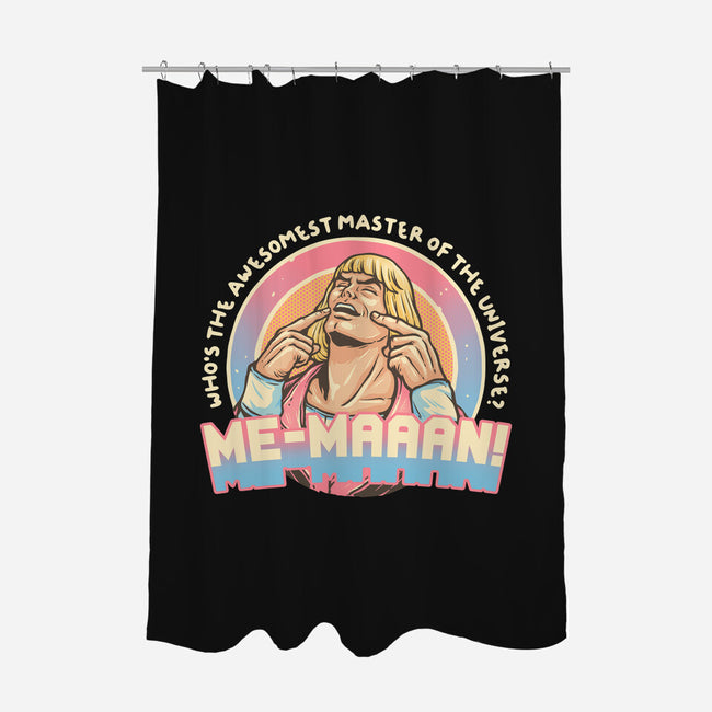 Awesomest Master Of The Universe-None-Polyester-Shower Curtain-glitchygorilla