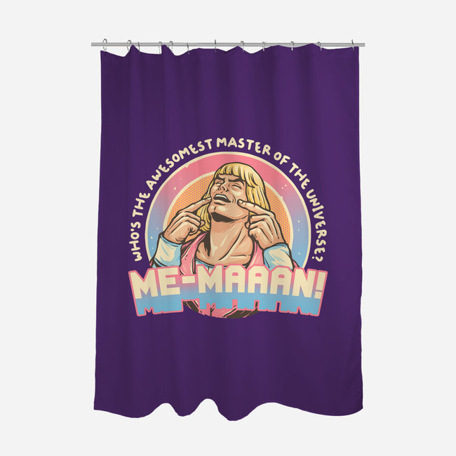 Awesomest Master Of The Universe-None-Polyester-Shower Curtain-glitchygorilla