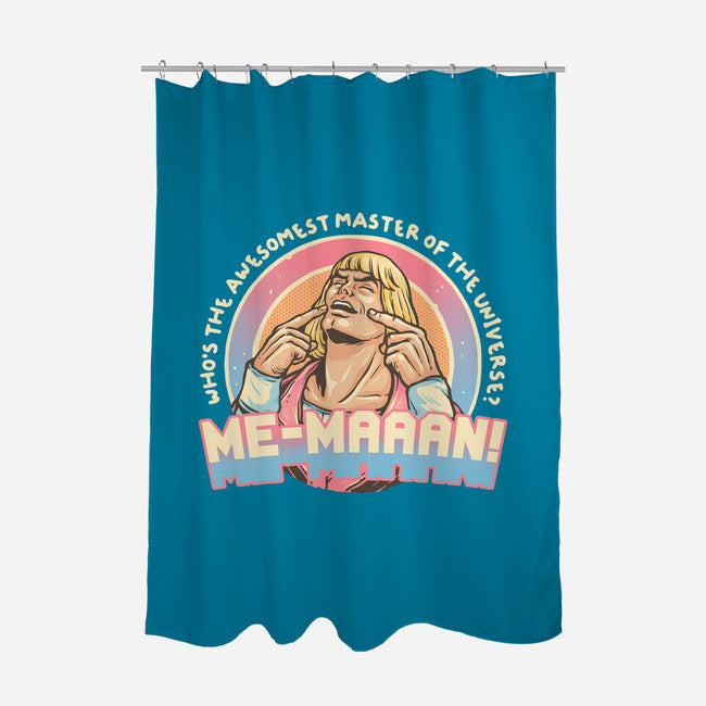 Awesomest Master Of The Universe-None-Polyester-Shower Curtain-glitchygorilla