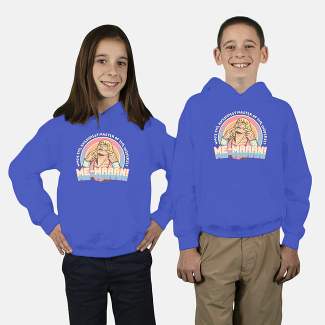 Awesomest Master Of The Universe-Youth-Pullover-Sweatshirt-glitchygorilla