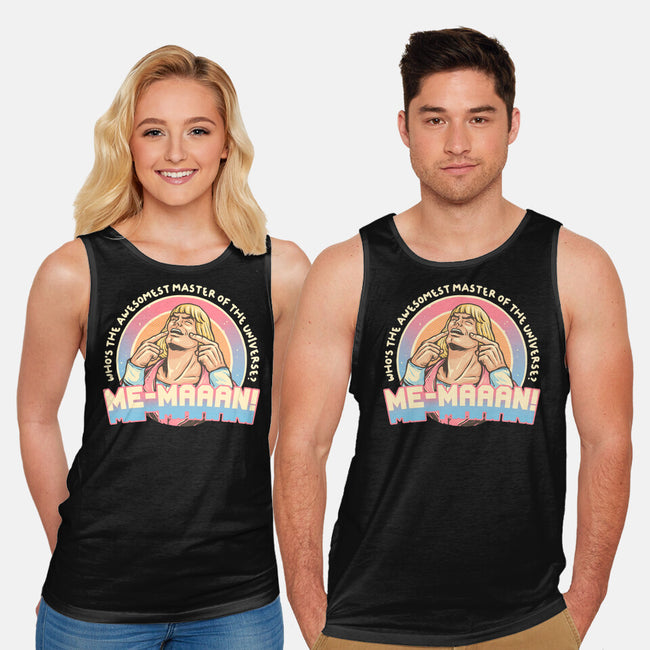 Awesomest Master Of The Universe-Unisex-Basic-Tank-glitchygorilla