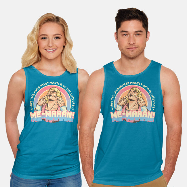 Awesomest Master Of The Universe-Unisex-Basic-Tank-glitchygorilla