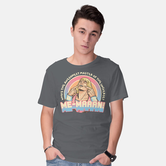 Awesomest Master Of The Universe-Mens-Basic-Tee-glitchygorilla