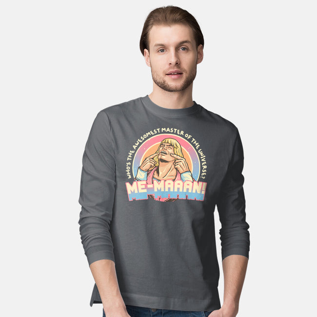 Awesomest Master Of The Universe-Mens-Long Sleeved-Tee-glitchygorilla