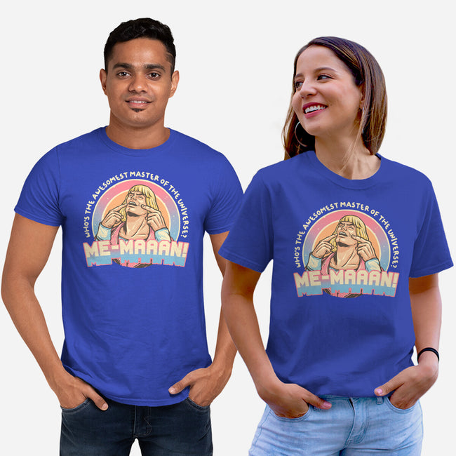 Awesomest Master Of The Universe-Unisex-Basic-Tee-glitchygorilla
