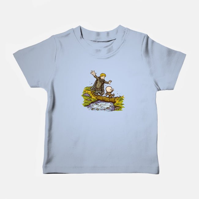 The Hedge Knight And The Egg-Baby-Basic-Tee-kg07