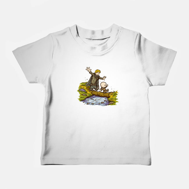 The Hedge Knight And The Egg-Baby-Basic-Tee-kg07