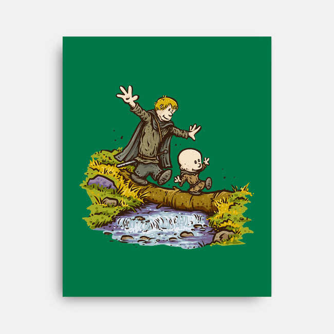 The Hedge Knight And The Egg-None-Stretched-Canvas-kg07