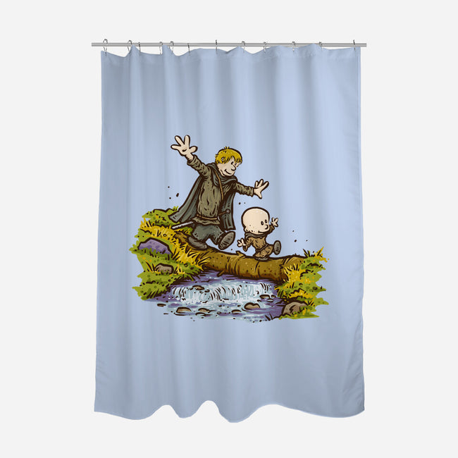 The Hedge Knight And The Egg-None-Polyester-Shower Curtain-kg07