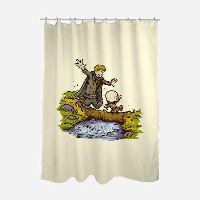 The Hedge Knight And The Egg-None-Polyester-Shower Curtain-kg07