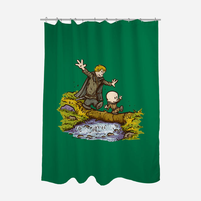 The Hedge Knight And The Egg-None-Polyester-Shower Curtain-kg07