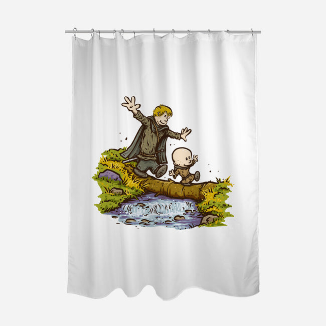 The Hedge Knight And The Egg-None-Polyester-Shower Curtain-kg07