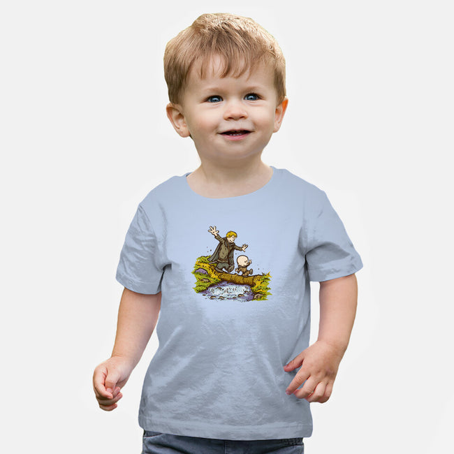 The Hedge Knight And The Egg-Baby-Basic-Tee-kg07