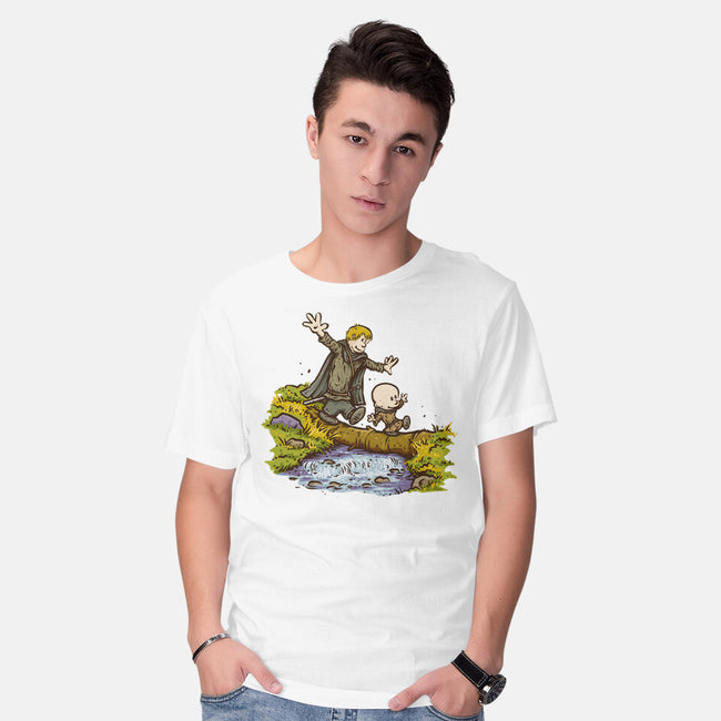 The Hedge Knight And The Egg-Mens-Basic-Tee-kg07