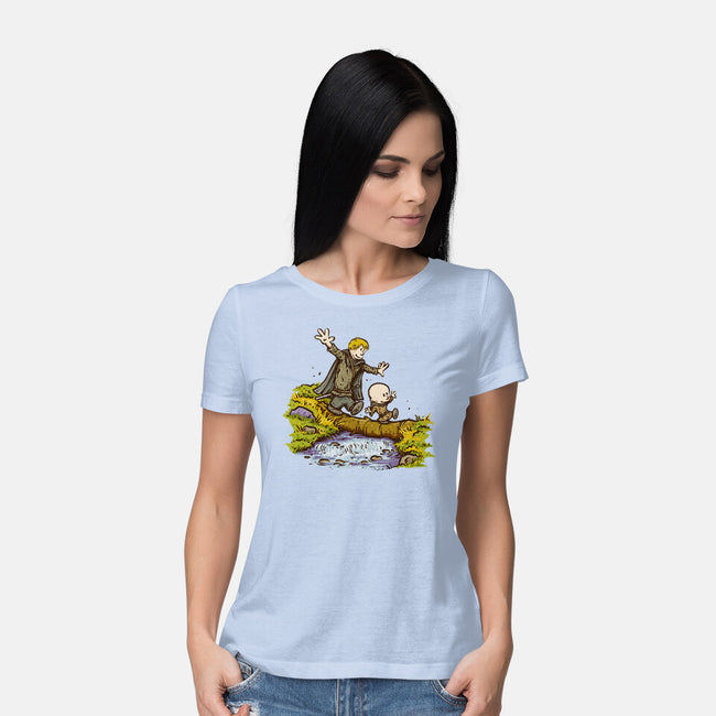 The Hedge Knight And The Egg-Womens-Basic-Tee-kg07