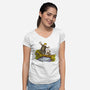 The Hedge Knight And The Egg-Womens-V-Neck-Tee-kg07