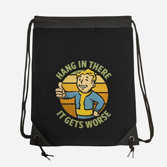 It Really Does Get Worse-None-Drawstring-Bag-kg07
