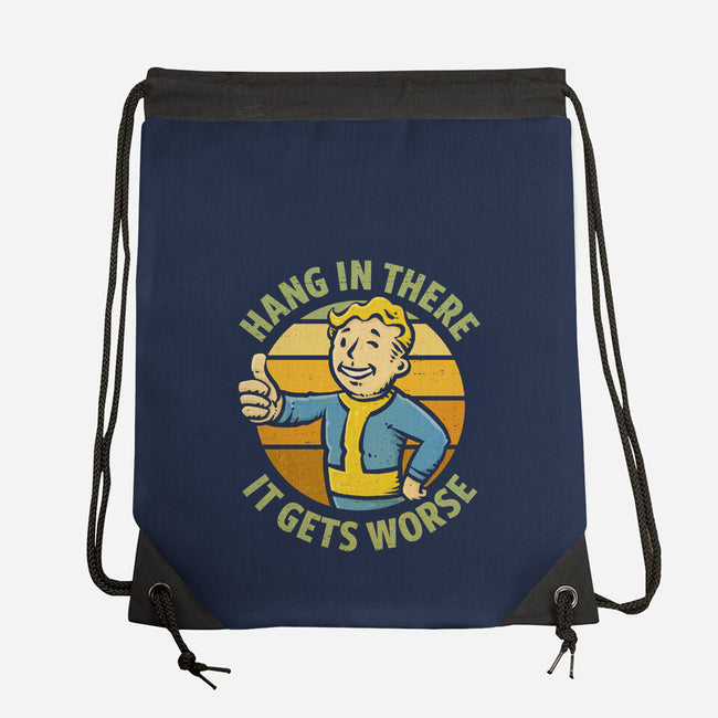 It Really Does Get Worse-None-Drawstring-Bag-kg07