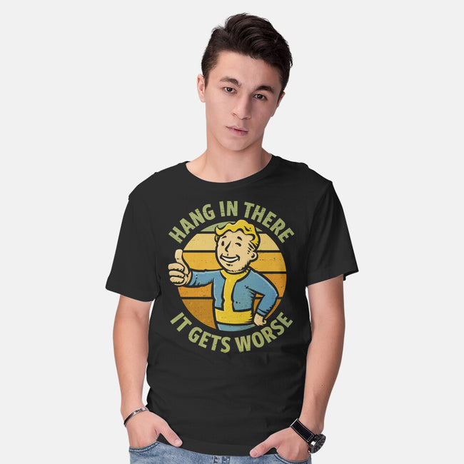 It Really Does Get Worse-Mens-Basic-Tee-kg07