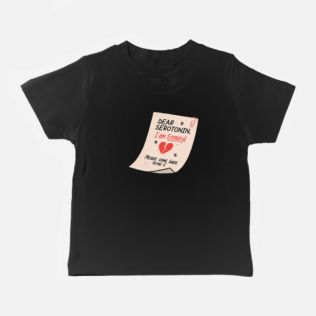 Dear Serotonin-Baby-Basic-Tee-koalastudio