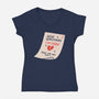 Dear Serotonin-Womens-V-Neck-Tee-koalastudio